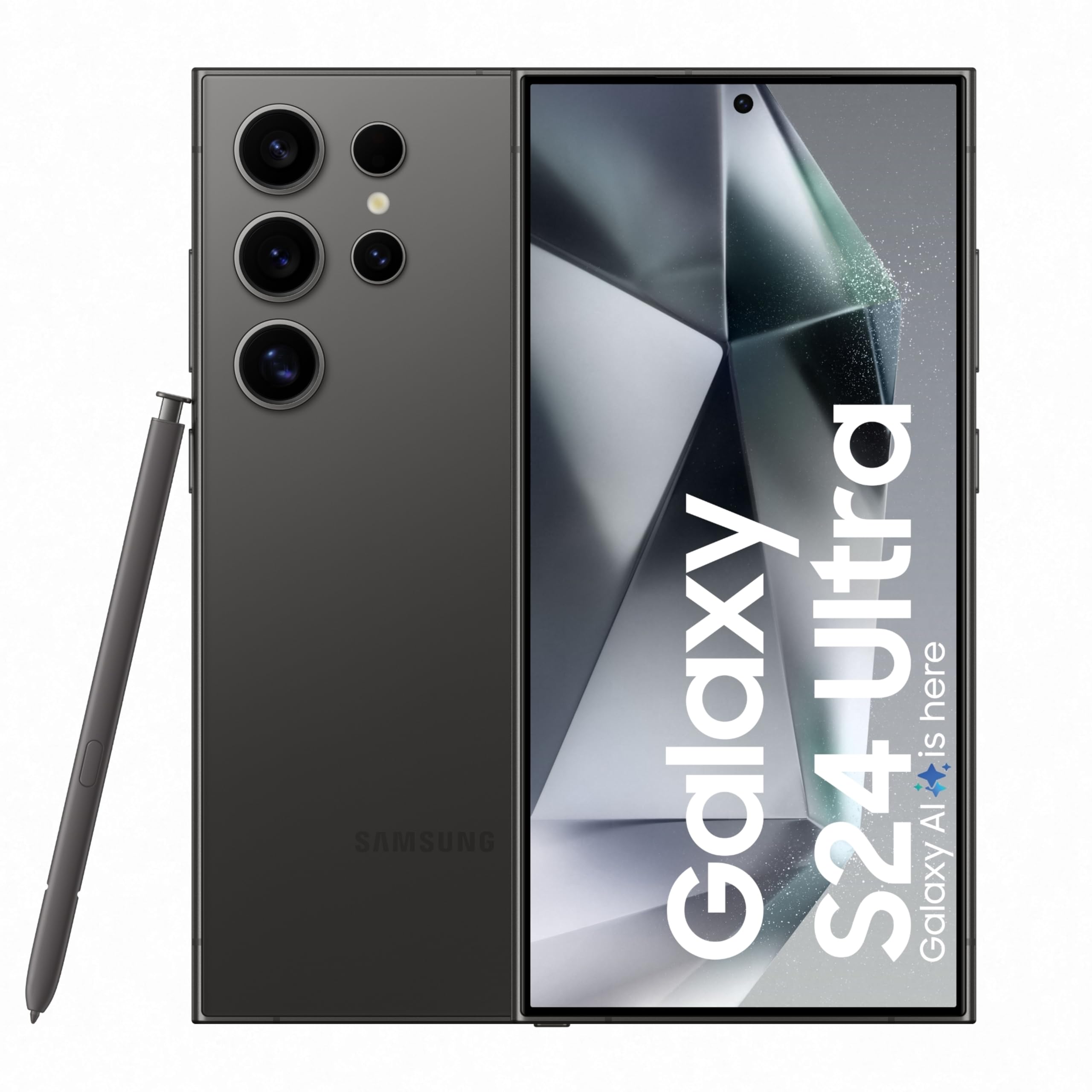 Samsung Galaxy S24 Ultra 5G AI Smartphone with Galaxy AI (Titanium Gray, 12GB, 256GB Storage), Snapdragon 8 Gen 3, 200 MP Camera with ProVisual Engine and 5000mAh Battery